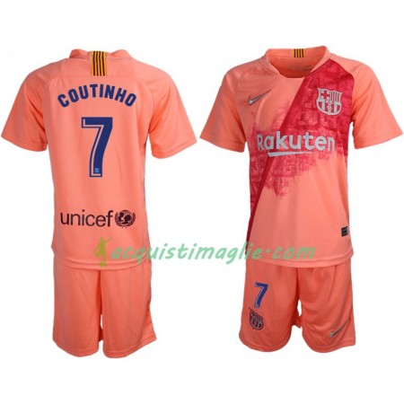 Divisa di Calcio Barcellona Coutinho 7 Bambino Terza 2018/2019